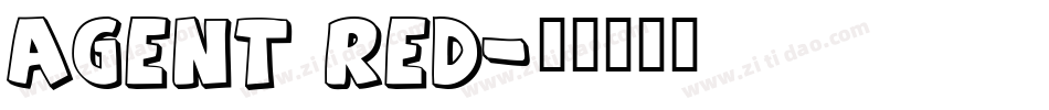 Agent Red字体转换